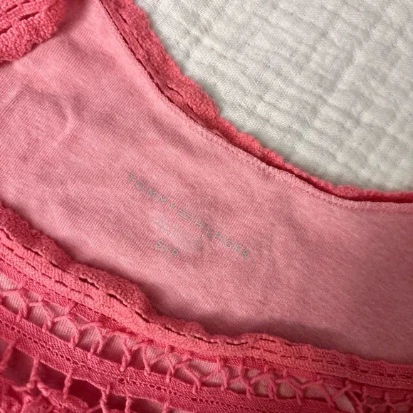 y2k boho hot pink lace trim cami top ˚˖𓍢ִ໋❀ - Picture 4 of 4